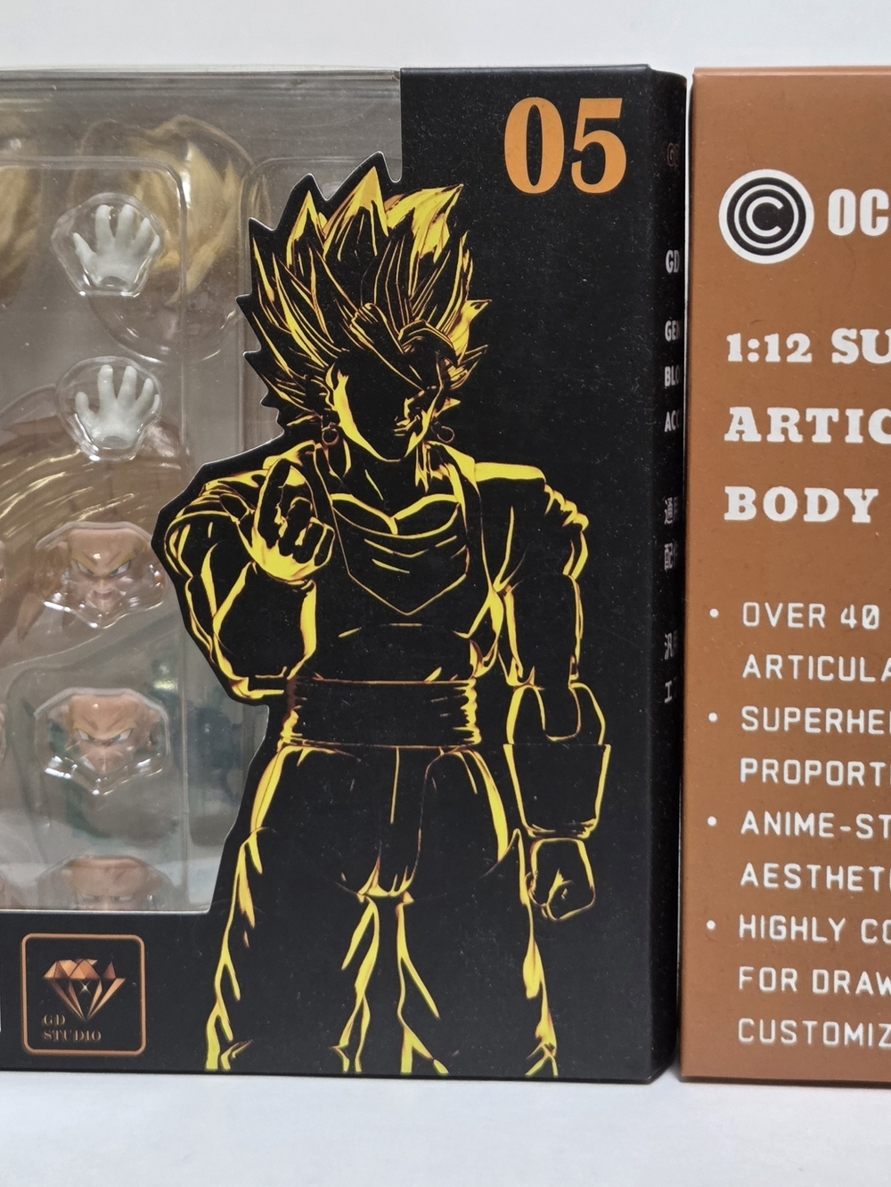 OC Toys 05 Vegito SSJ Action Figure 1:12 6" Dragon Ball